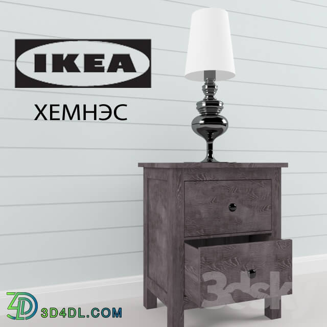 Sideboard _ Chest of drawer - IKEA HEMNES and table lamp as a gift