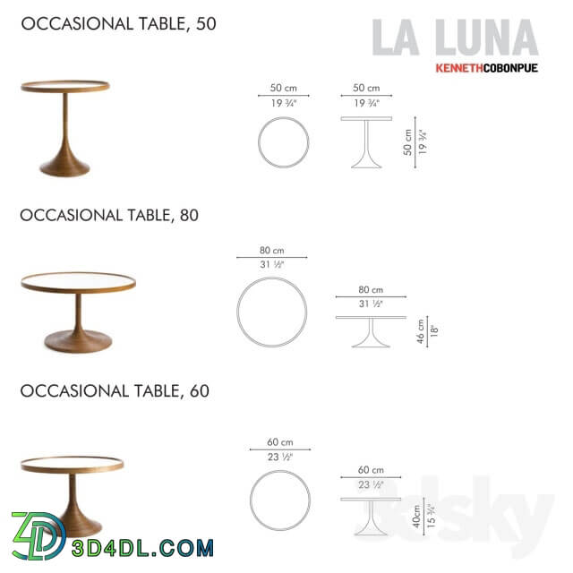 Table - Table LA LUNA OCCASIONAL