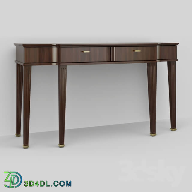 Table - OM Dressing table Fratelli Barri MESTRE in mahogany veneer trim _Mahogany C__ FB.LDT.MES.147