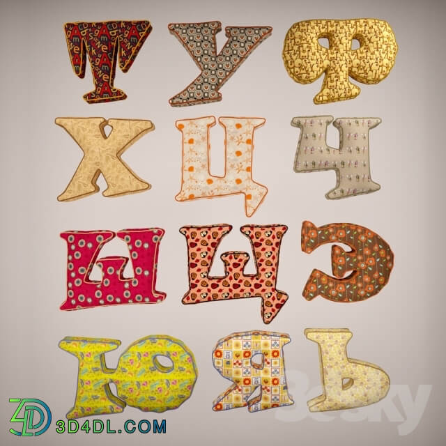 Miscellaneous - Baby Pillow-letter