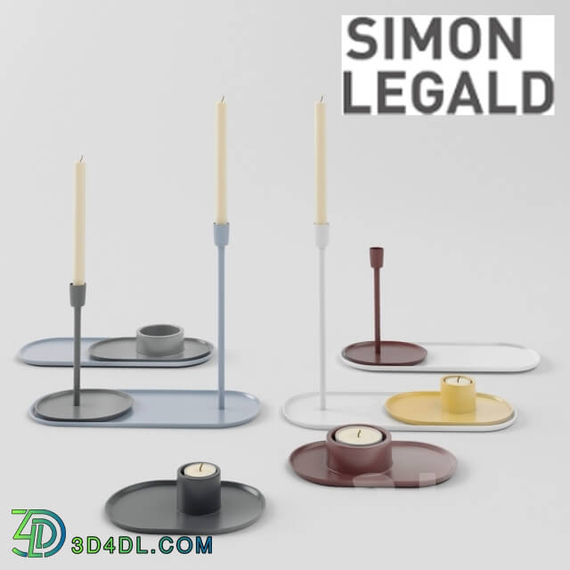 Other decorative objects - Candle holders by Simon Legald