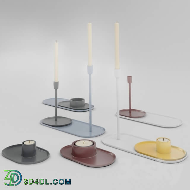 Other decorative objects - Candle holders by Simon Legald