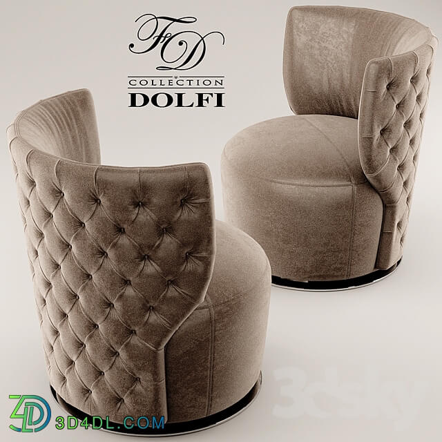 Table _ Chair - Table and chair sedia capitonne girevole dolfi