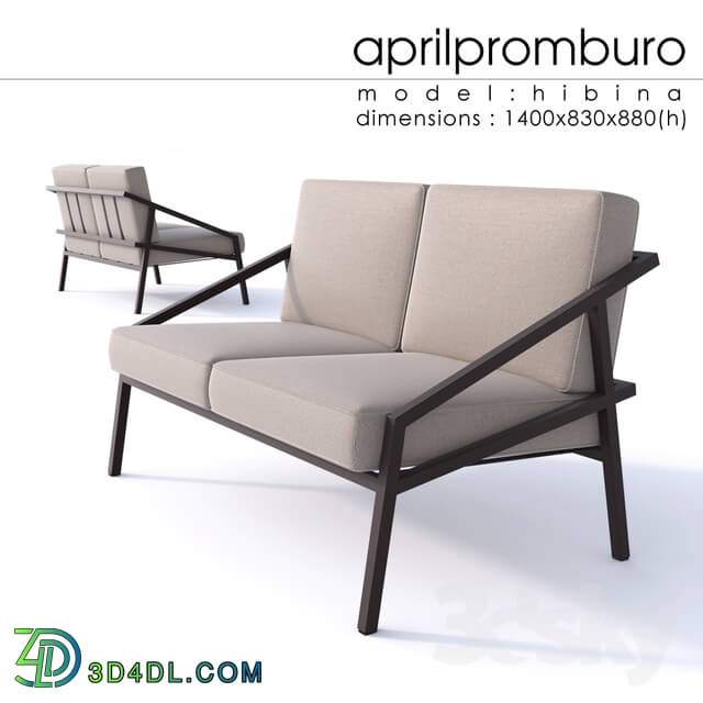 Sofa - _OM_ Aprilpromburo Hibina 2-seat sofa