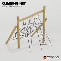 Other architectural elements - KOMPAN. _Climbing net_ 