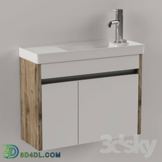 Bathroom furniture - Slim Bathroom Cabinet 2