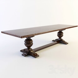 Table - TudorOakDining Table 