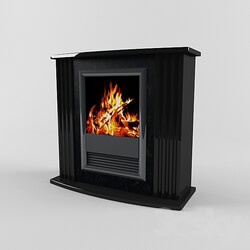 Fireplace - Of companies Dimplex Mozart fireplace black 