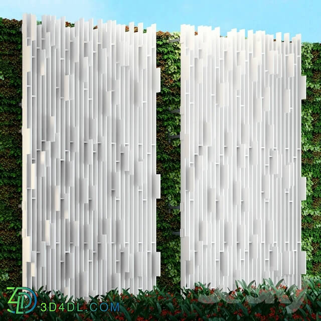 Other architectural elements - Front panels and fence