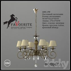 Ceiling light - Favourite 1091-6 p chandelier 