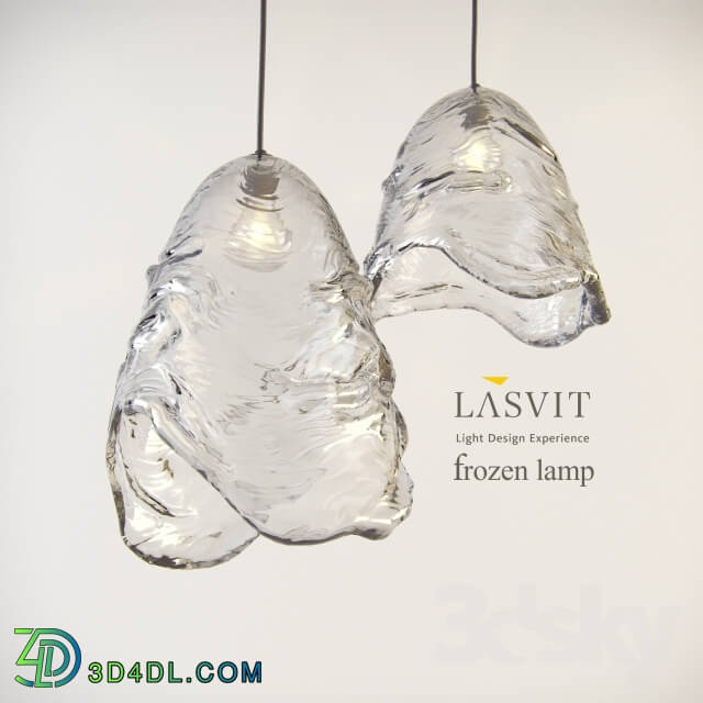 Ceiling light - frozen lamp lasvit