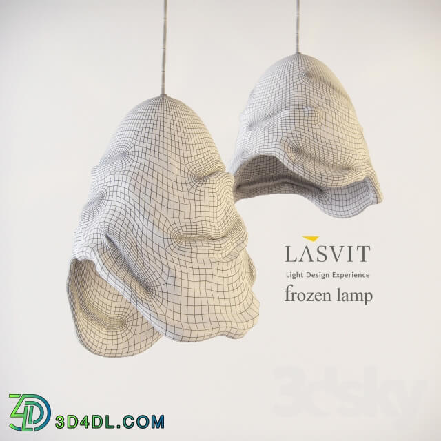 Ceiling light - frozen lamp lasvit
