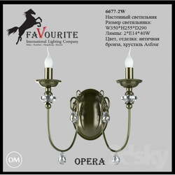 Wall light - Favourite 6677-2W Sconce 