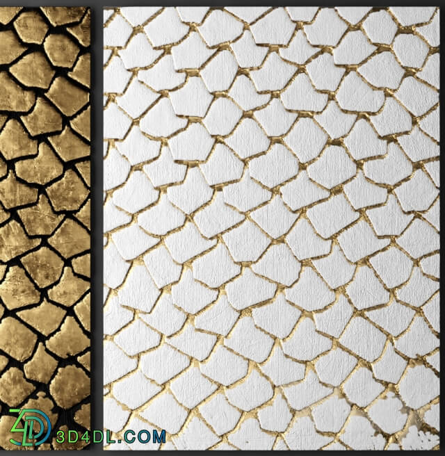 Other decorative objects - Decor for wall. Panel. 3D