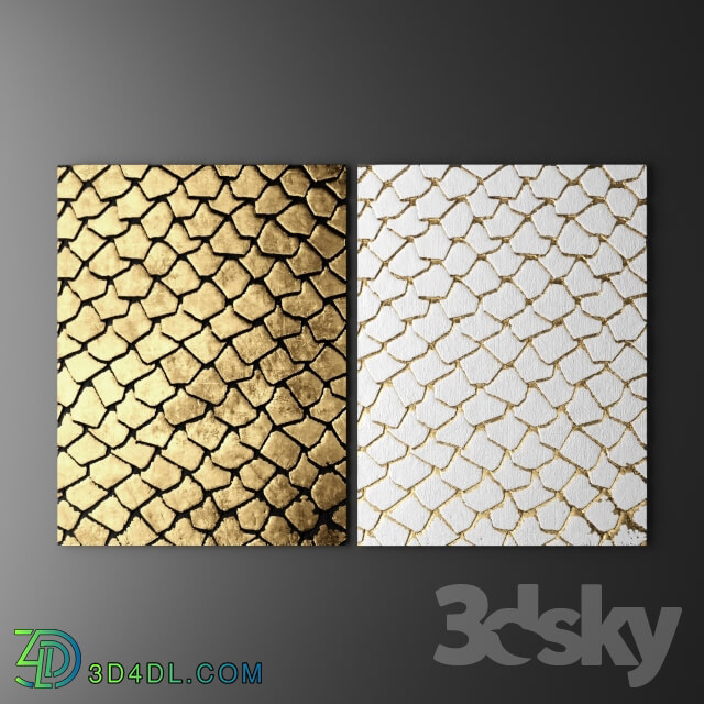 Other decorative objects - Decor for wall. Panel. 3D