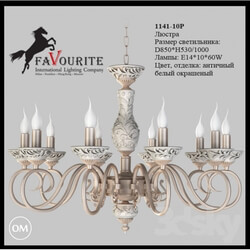 Ceiling light - Favourite 1141-10 p chandelier 