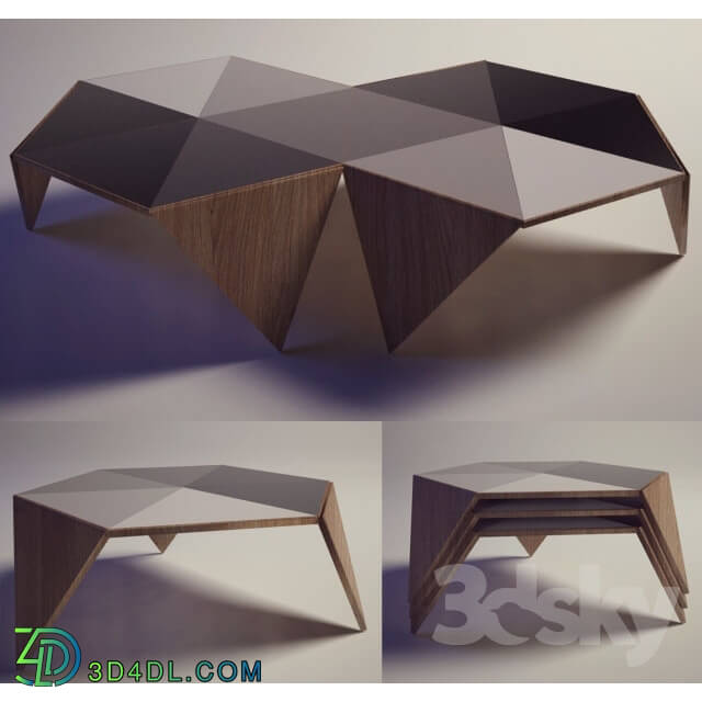 Table - triangularcell chair