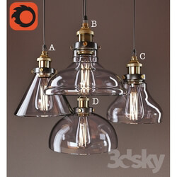 Ceiling light - American vintage pendant lights 