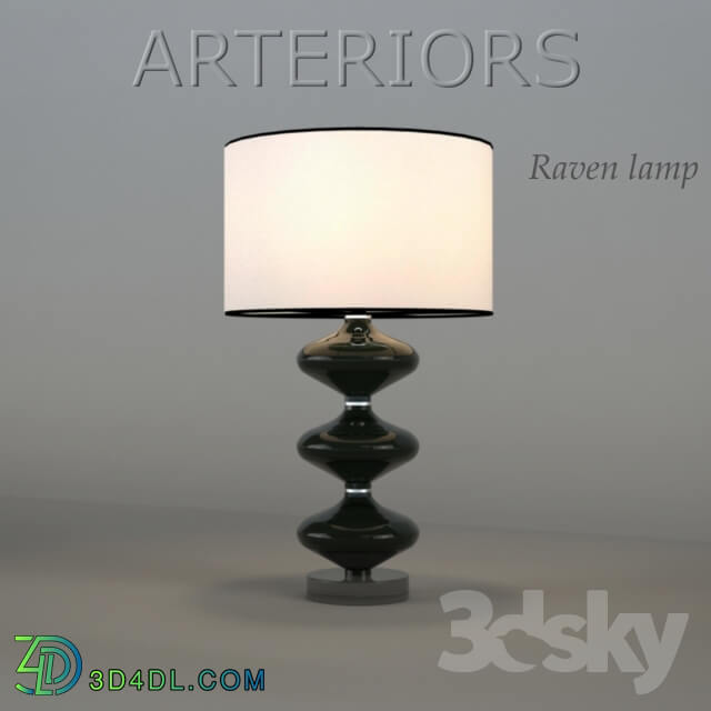 Table lamp - Arteriors Raven Lamp