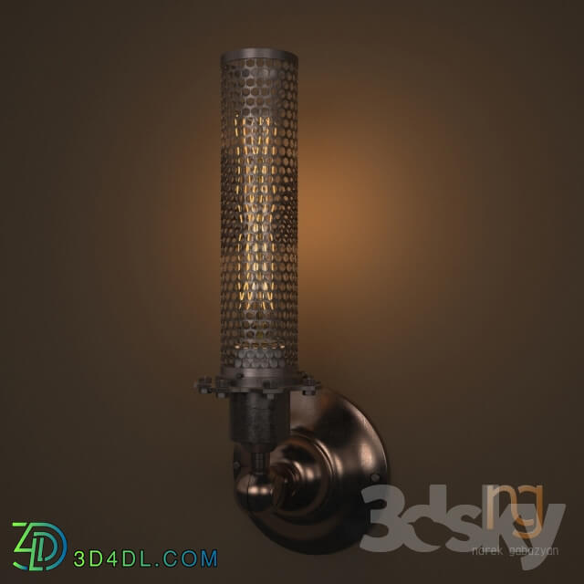 Wall light - Edison Perforated Metal Sconce