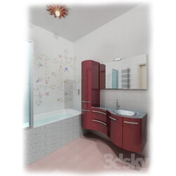 Bathroom furniture - OASIS swing composizione 4 