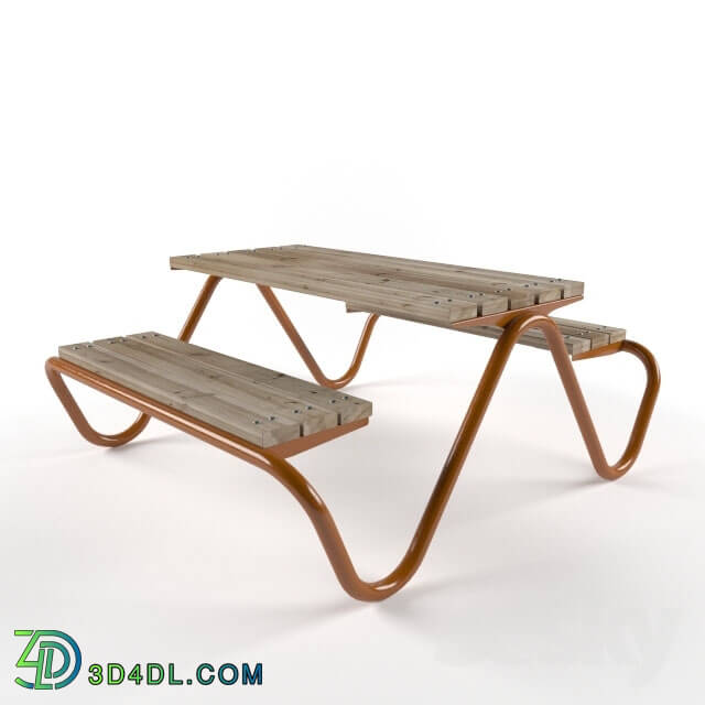 Table _ Chair - Hvilan Bench Vestre