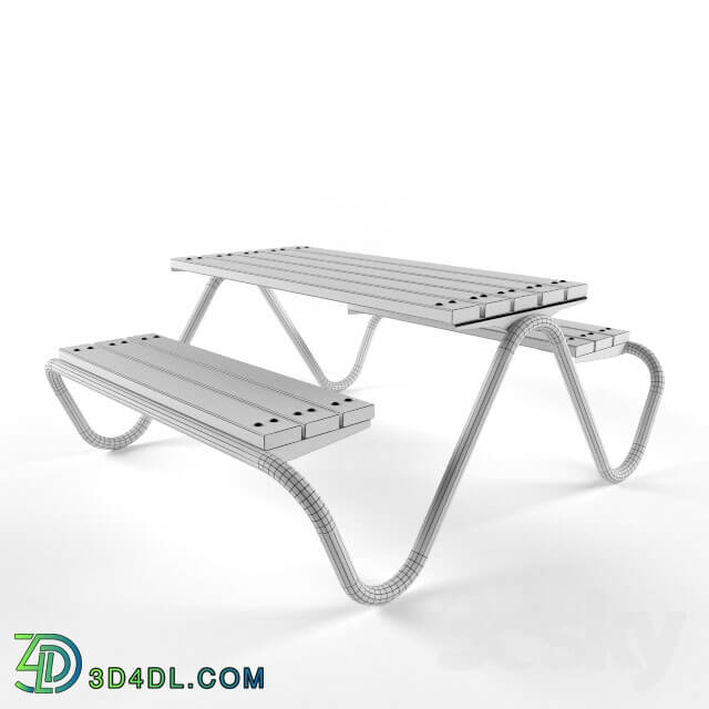 Table _ Chair - Hvilan Bench Vestre