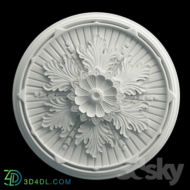 Decorative plaster - rosette