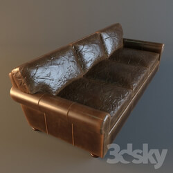 Sofa - Lancaster Sofa Leather 