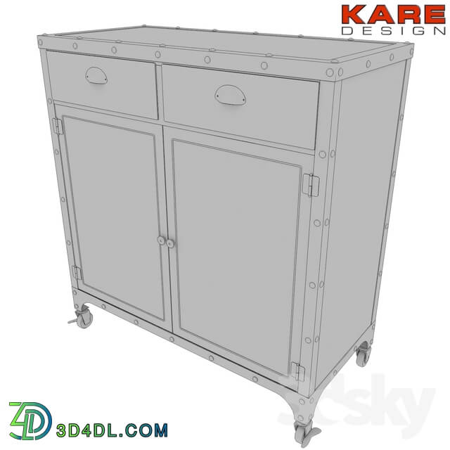 Sideboard _ Chest of drawer - KARE Factory dresser metal