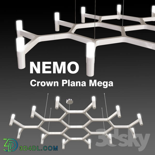 Ceiling light - Crown Plana Mega from the company NEMO