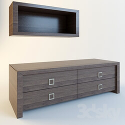 Sideboard _ Chest of drawer - BRW Sorrento RTV4S 