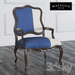 Chair - Michael Colorblock Bergere Chair 