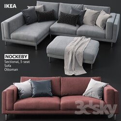 Sofa - Sofas and ottoman IKEA NOCKEBY 