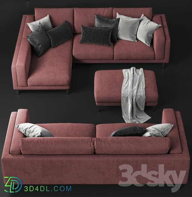 Sofa - Sofas and ottoman IKEA NOCKEBY