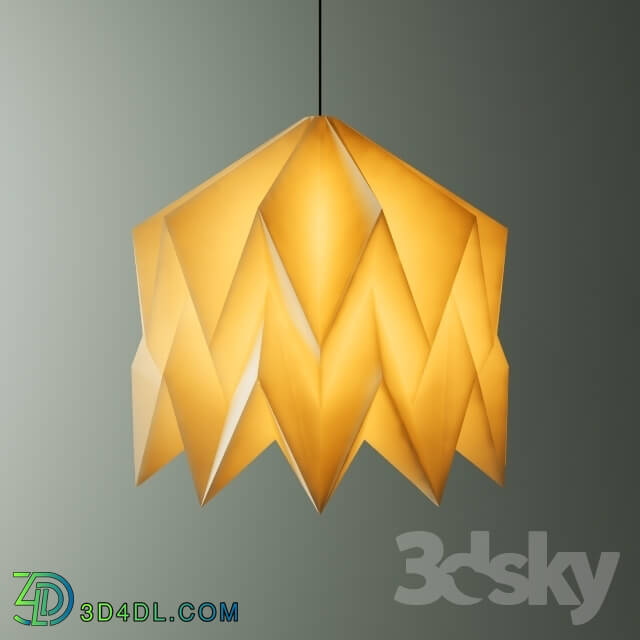 Ceiling light - Origami Paper Lampshade