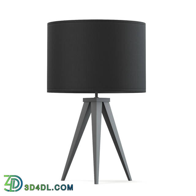 CGaxis Vol114 (28) black table lamp