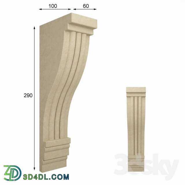 Decorative plaster - Bracket