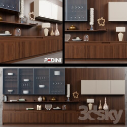 Wardrobe _ Display cabinets - Pedini cabinet 