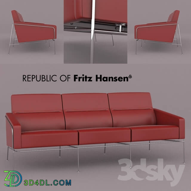 Sofa - Republic of Fritz Hansen Series 3300