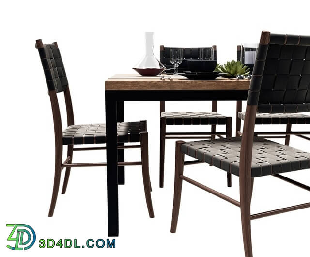 Table _ Chair - Crate and Barrel Dining Table
