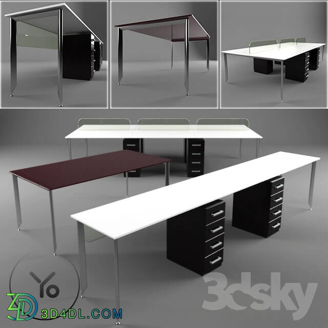 Office furniture - Tables UFFIX cat Yo