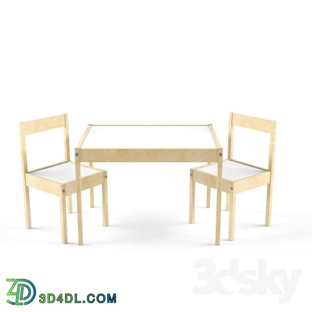 Table _ Chair - IKEA LATT Childrens table with 2 chairs