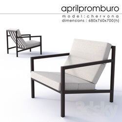 Arm chair - _OM_ Aprilpromburo Chervona chair 