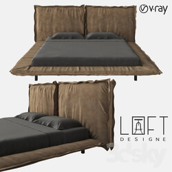 Bed - Bed LoftDesigne 3686 model 