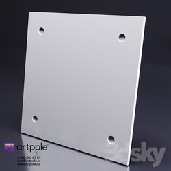 Decorative plaster - Gypsum 3d panels LOFT TECHNO from Artpole 
