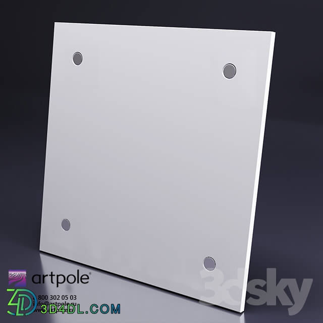 Decorative plaster - Gypsum 3d panels LOFT TECHNO from Artpole