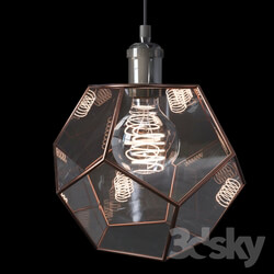 Ceiling light - Chandelier _Dodecahedron_ 