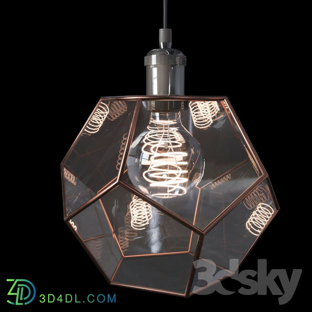 Ceiling light - Chandelier _Dodecahedron_