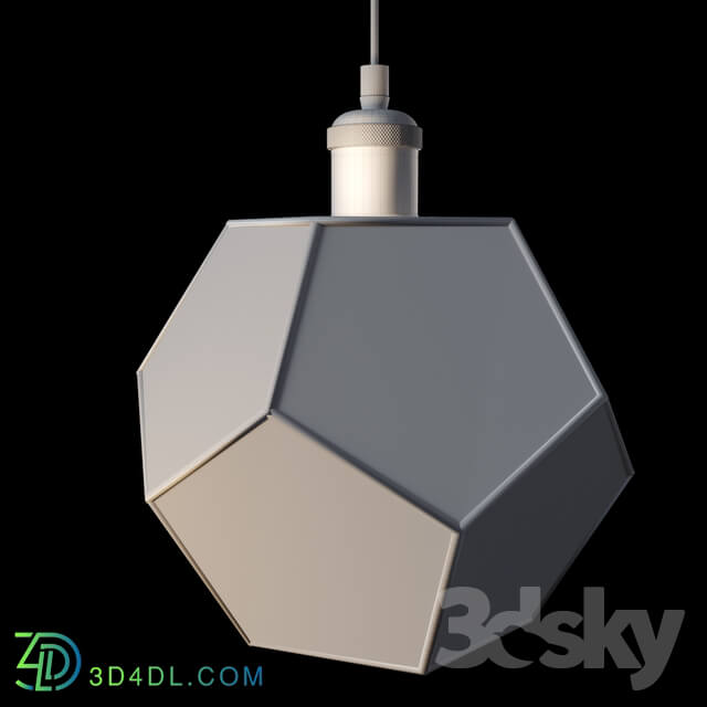 Ceiling light - Chandelier _Dodecahedron_